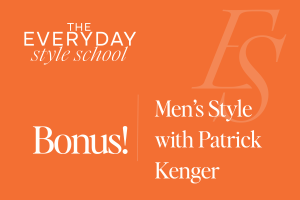 Men’s Style with Visiting Professor Patrick Kenger