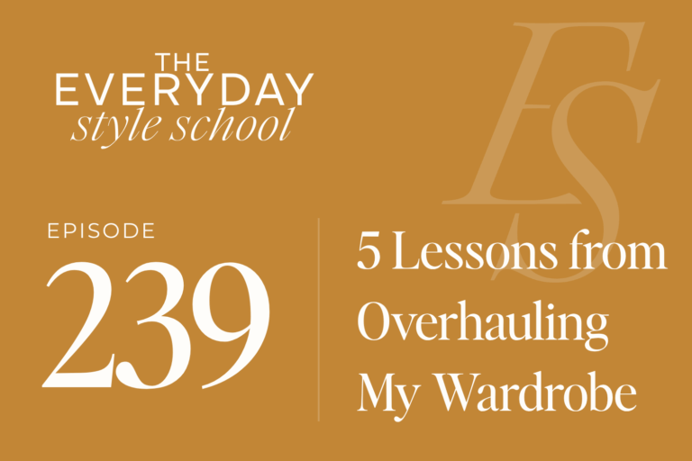 5 Lessons from Overhauling My Wardrobe